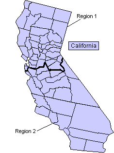 California Map of Counties
