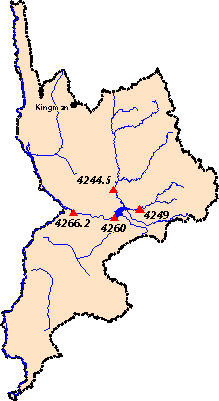 Image Map of available Real-Time Sites in the Lower Colorado River Basin