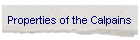 Properties of the Calpains