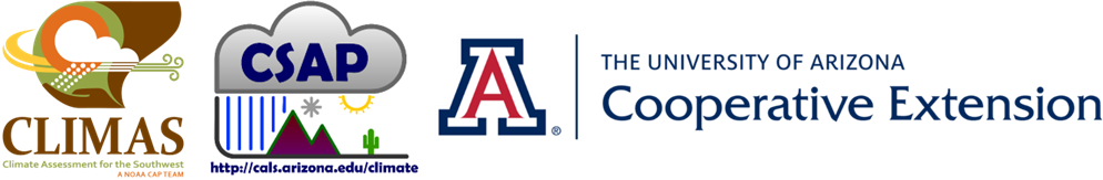 CLIMAS, Climate Science Applications Program (CSAP), and University of Arizona Cooperative Extension