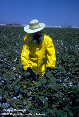 Leon Moore  in personal protective equipment