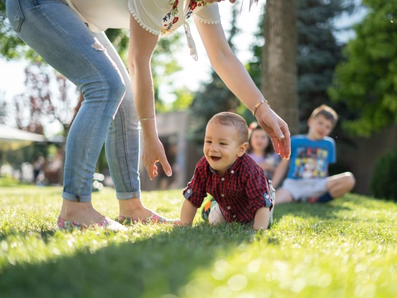 Family at park