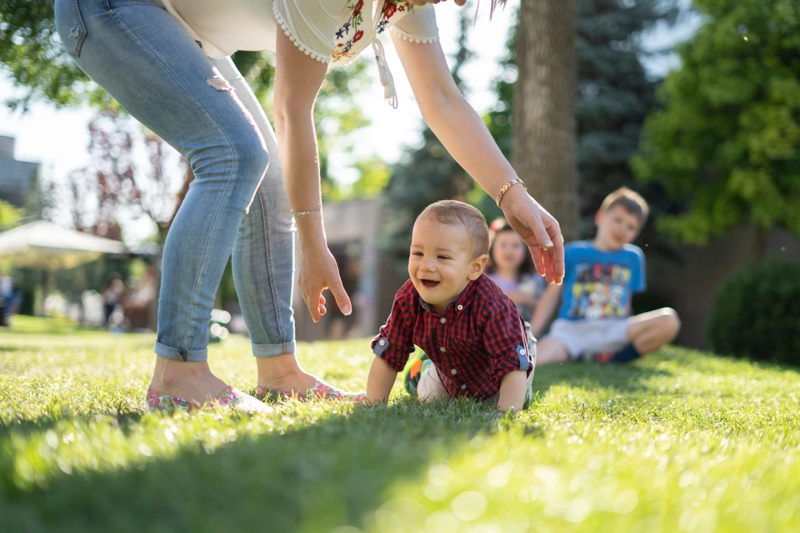 Family at park