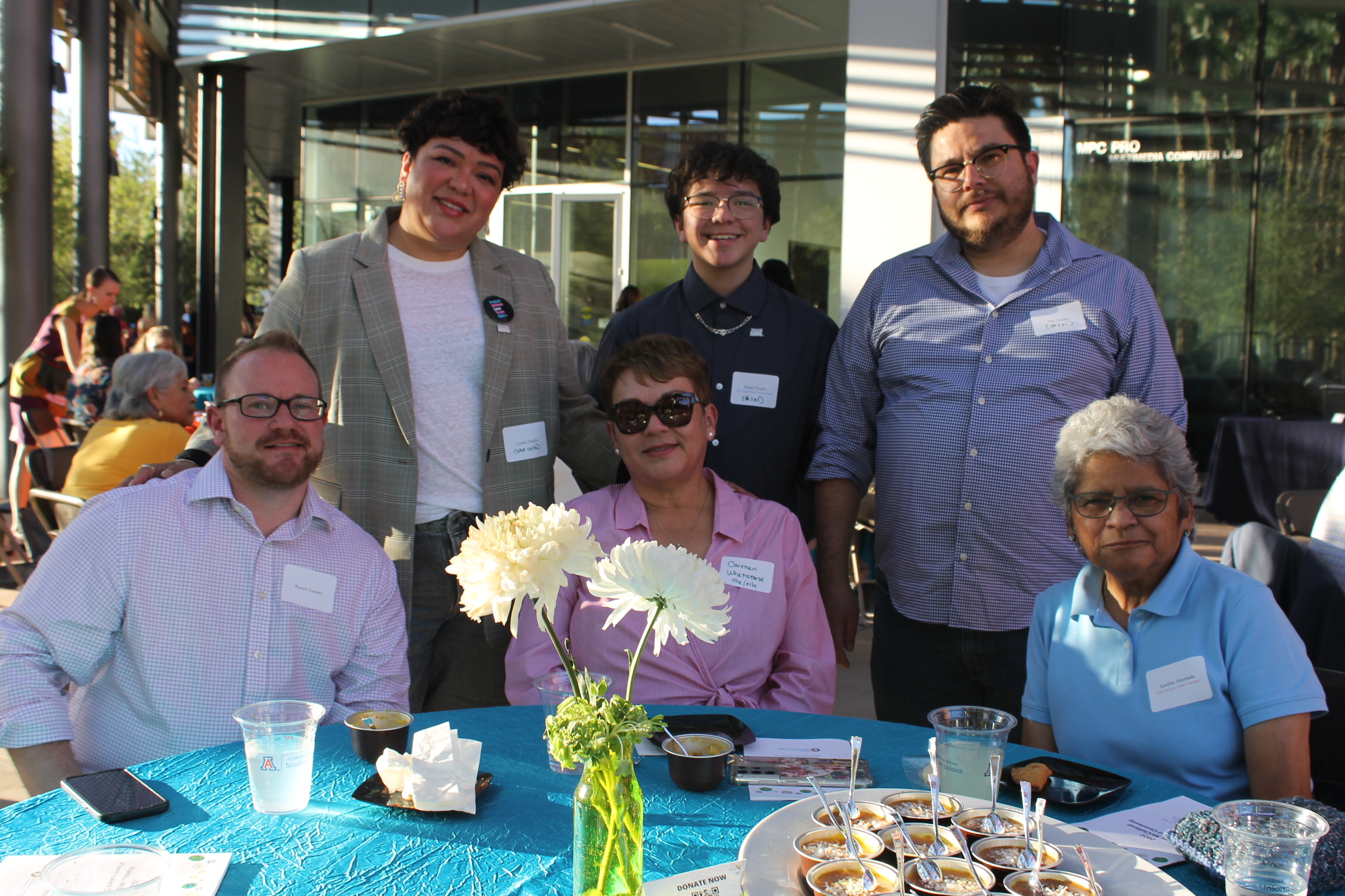 Youth Vision Award Winners Daniel Trujillo and Guests