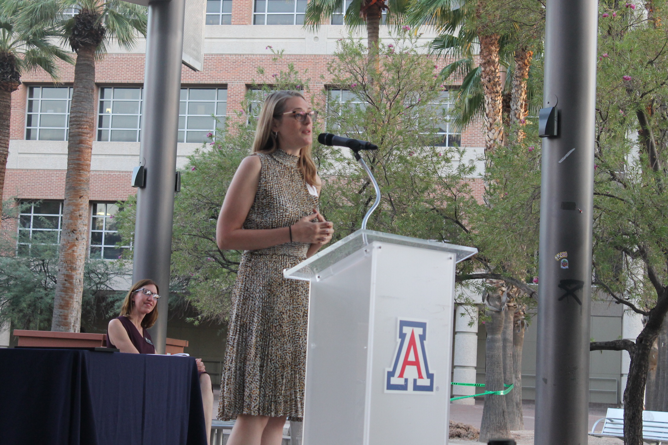 Bethany Neumann accepts the 2022 Spirit Organizational Award