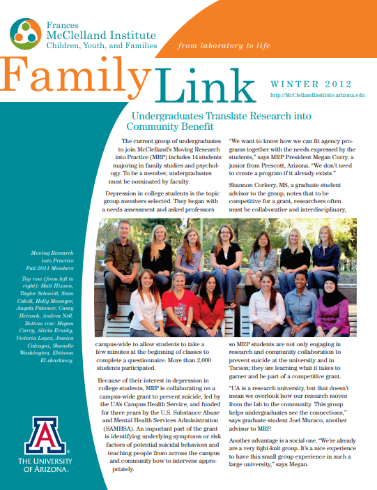 Winter 2012 Family Link
