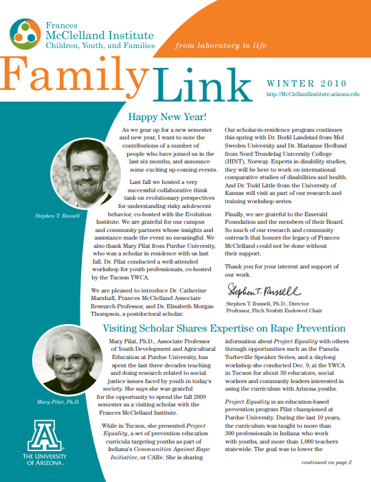 Winter 2010 Family Link