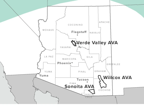 June 2023 precipitation outlook map for Arizona