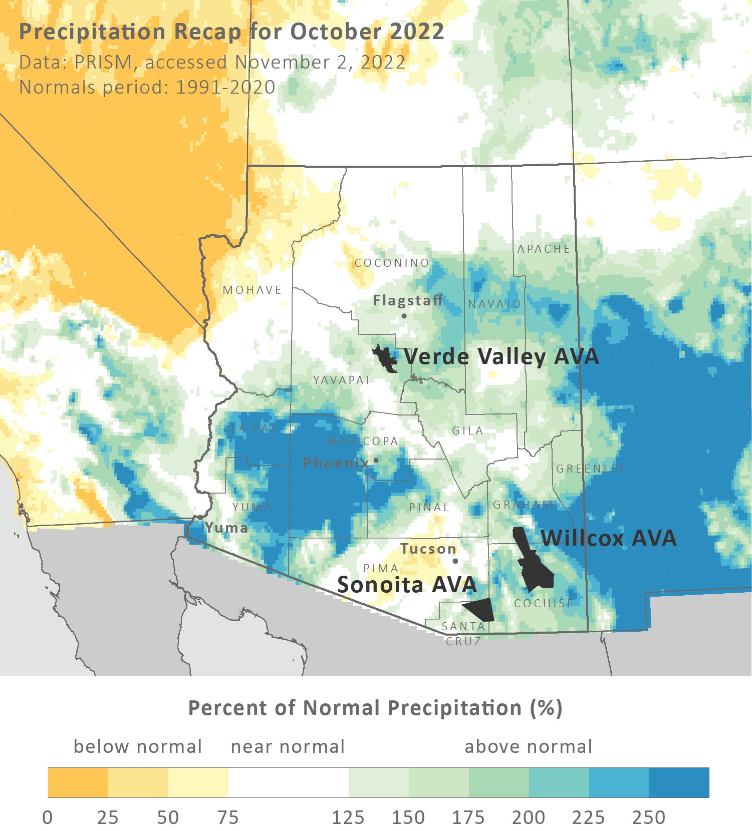 2022 October precipitation map