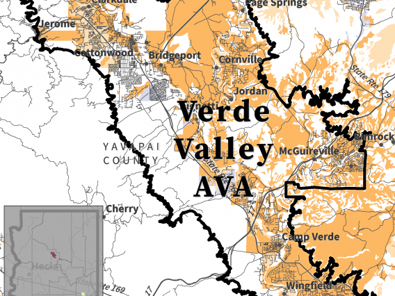 map of soil pH for Verde Valley AVA