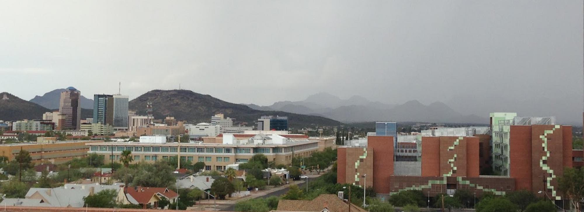 heavy rain near Tucson, AZ