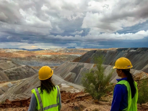 Students study environmental remediation in the field