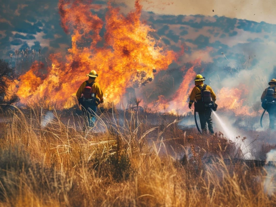 Picture of firefighters 