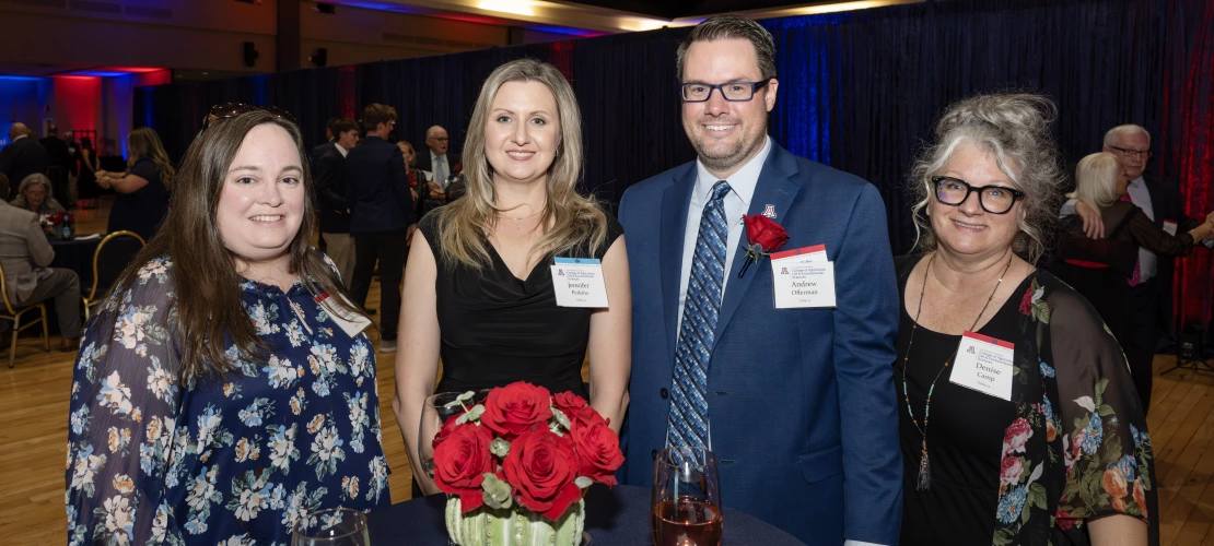 Elizabeth Rogers, Jennifer Perkins, Andrew Offerman and Denise Camp