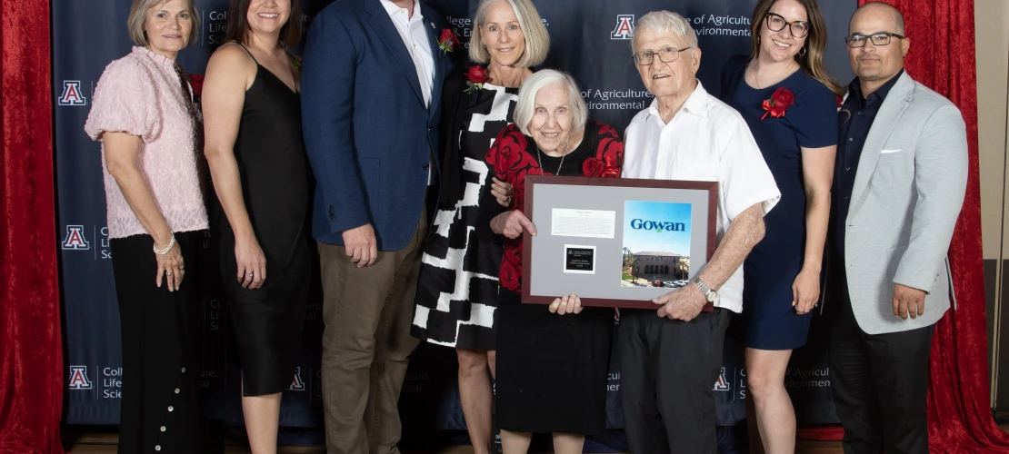 The Gowan Group pose with their award