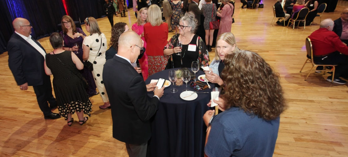 Wide shot of the 2025 ALVSCE Awards Night reception