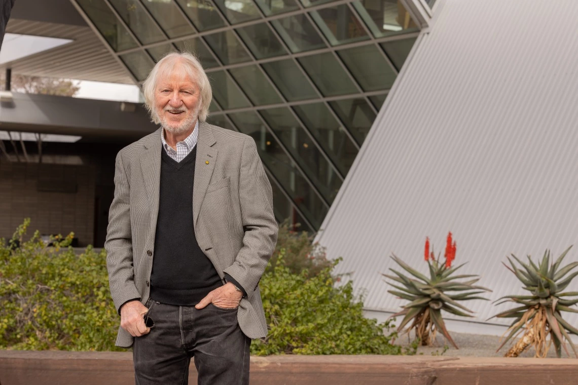 Ian Pepper poses outside