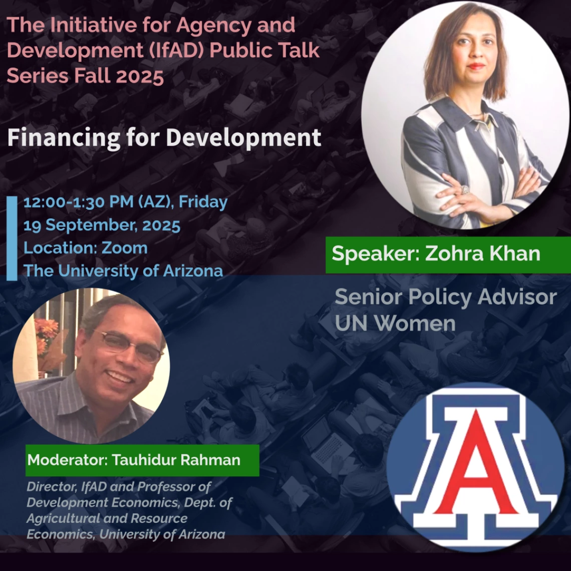 IfAD Public Talk Khan 19 September 2025 flyer