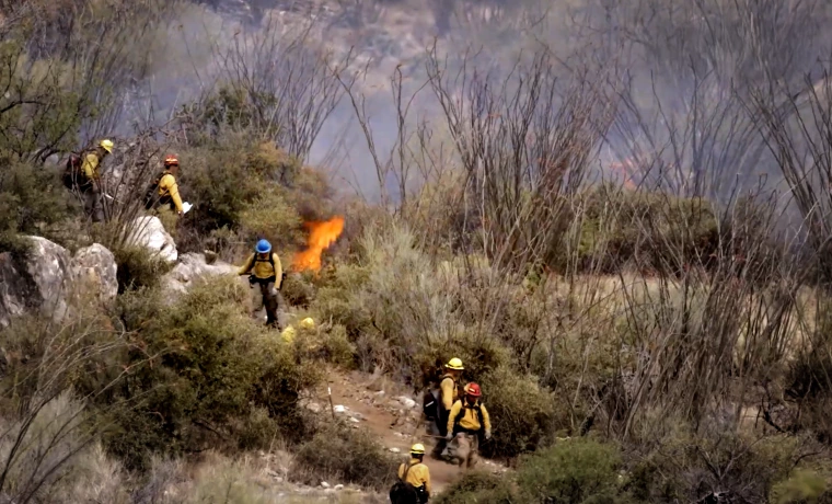 Picture of the Big Horn fire