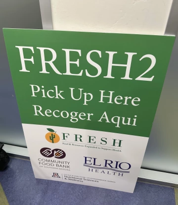 FRESH 2 sign at El Rio