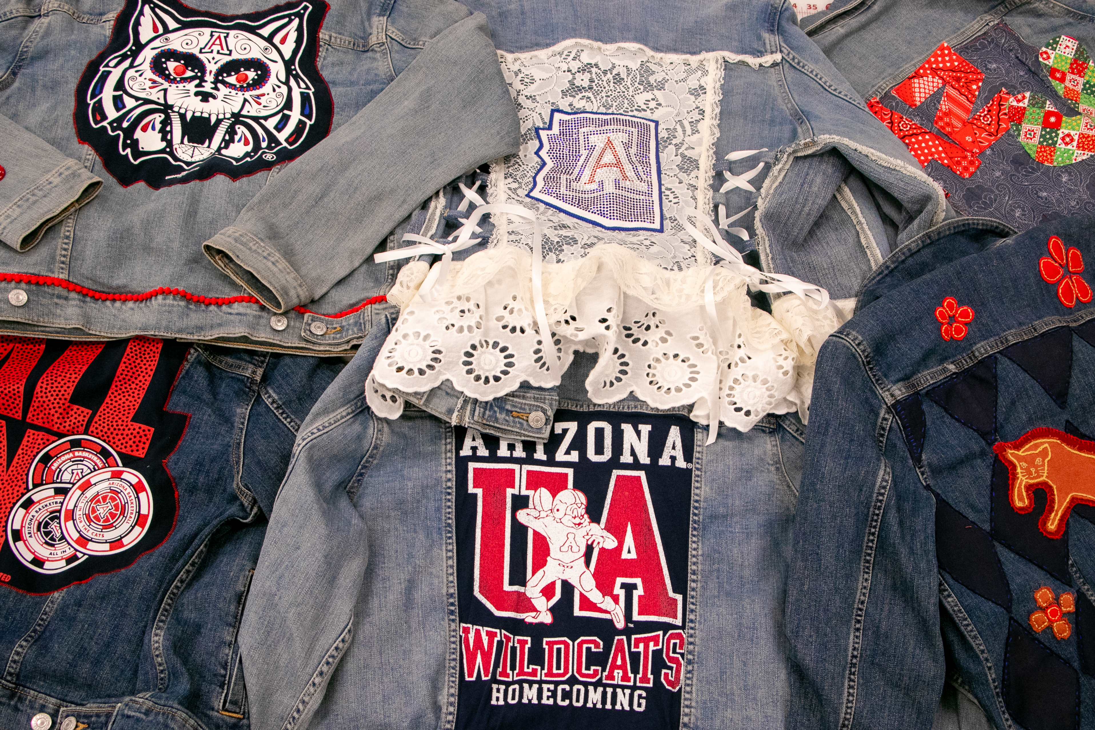 Stitched with spirit: Students design custom denim jackets for 